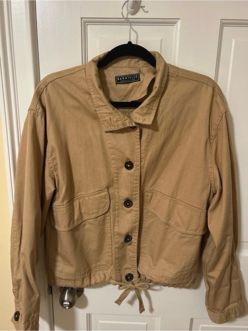 Bagatelle Women's Tan Utility Jacket